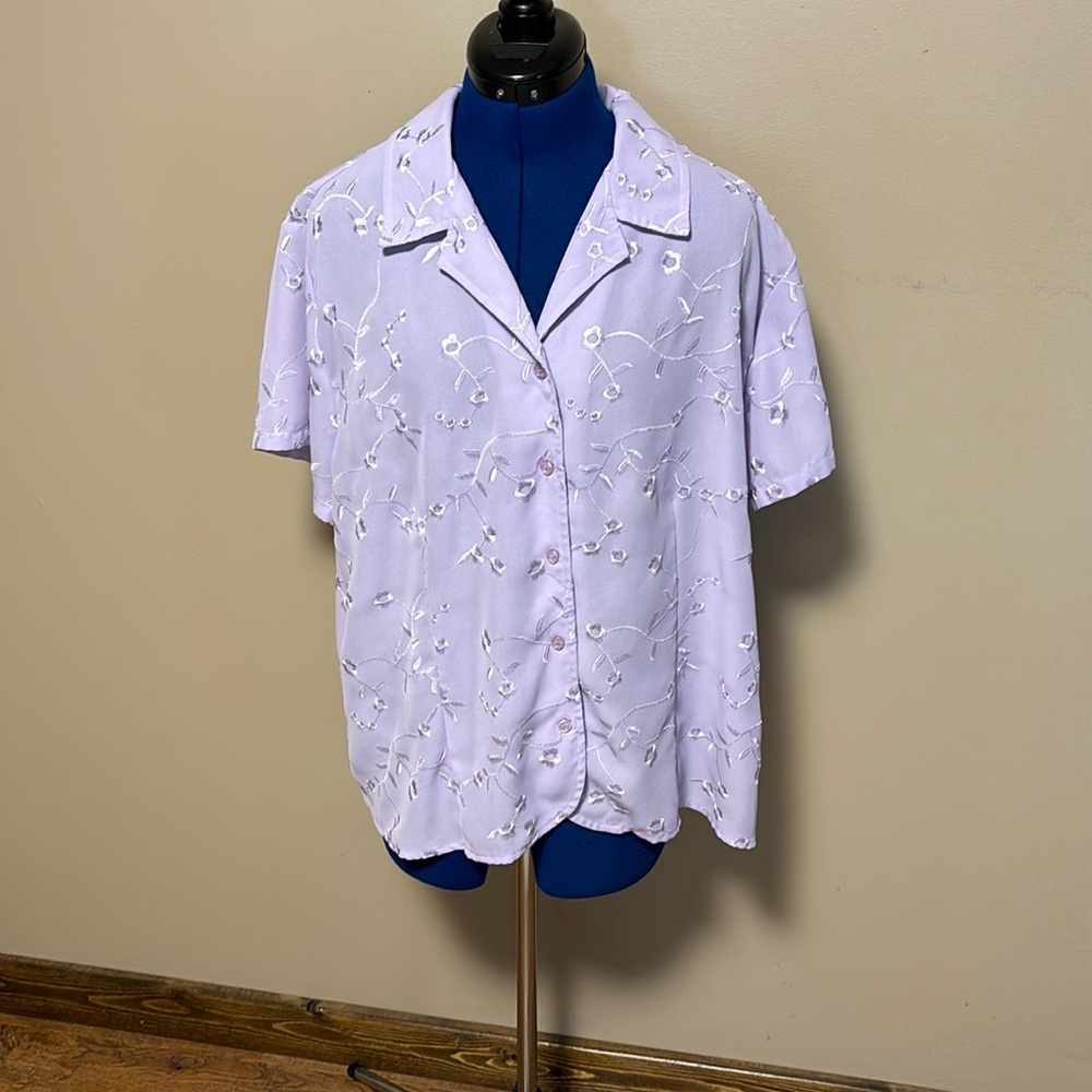 Joanna Lavender Blouse